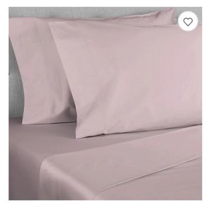 NEW: Pima Cotton 500-Thread-Count Standard/Queen Pillowcase Set in Lilac Marble